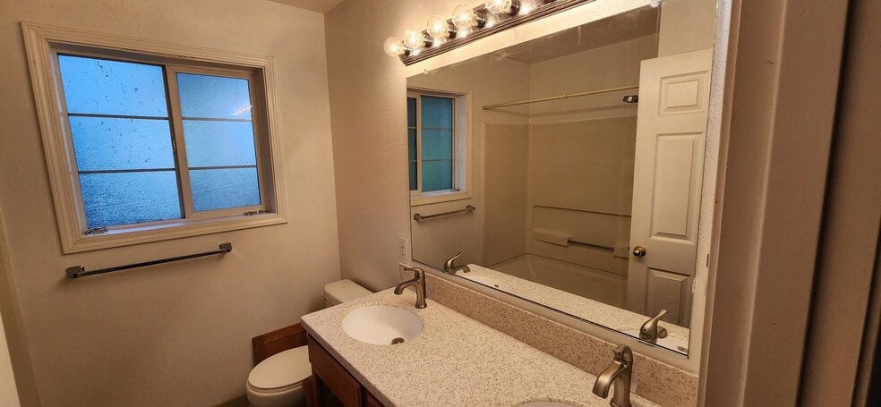Double sink in upstairs full bathroom - 12331 SE Whitcomb Dr.