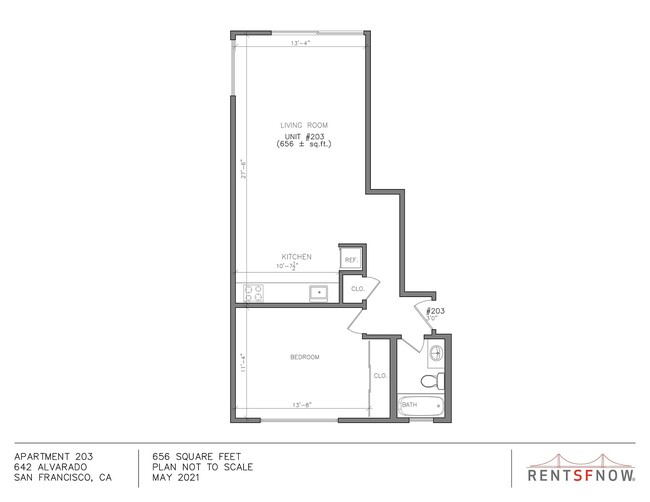 Floorplan - 642 Alvarado