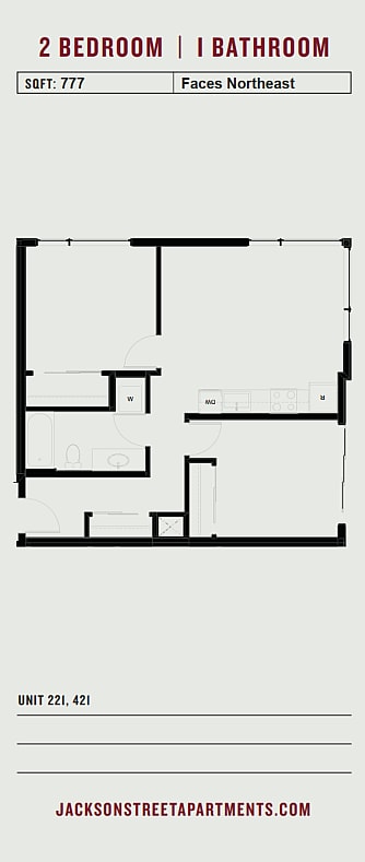 Floorplan - Jackson Street