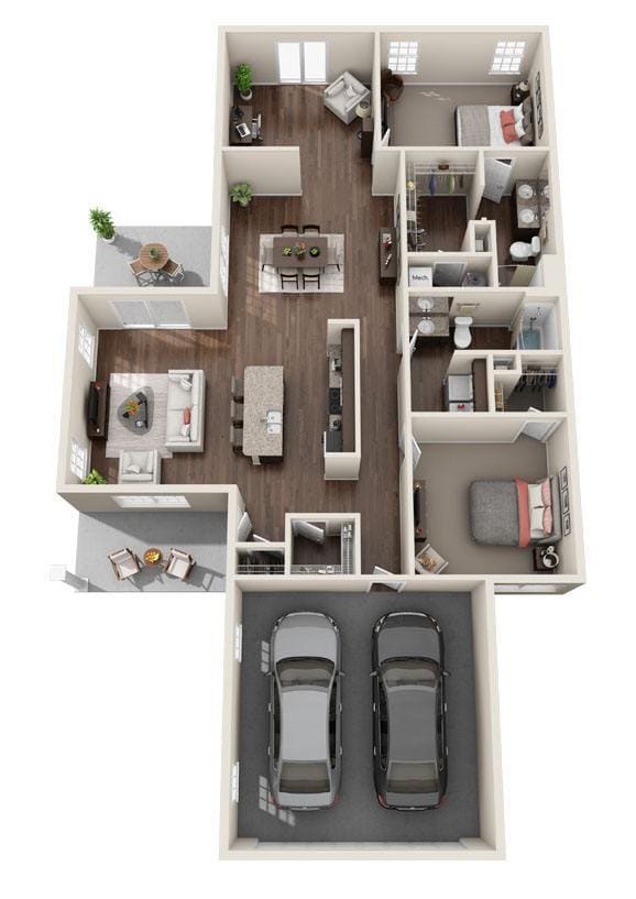 Floorplan - Redwood Troutman