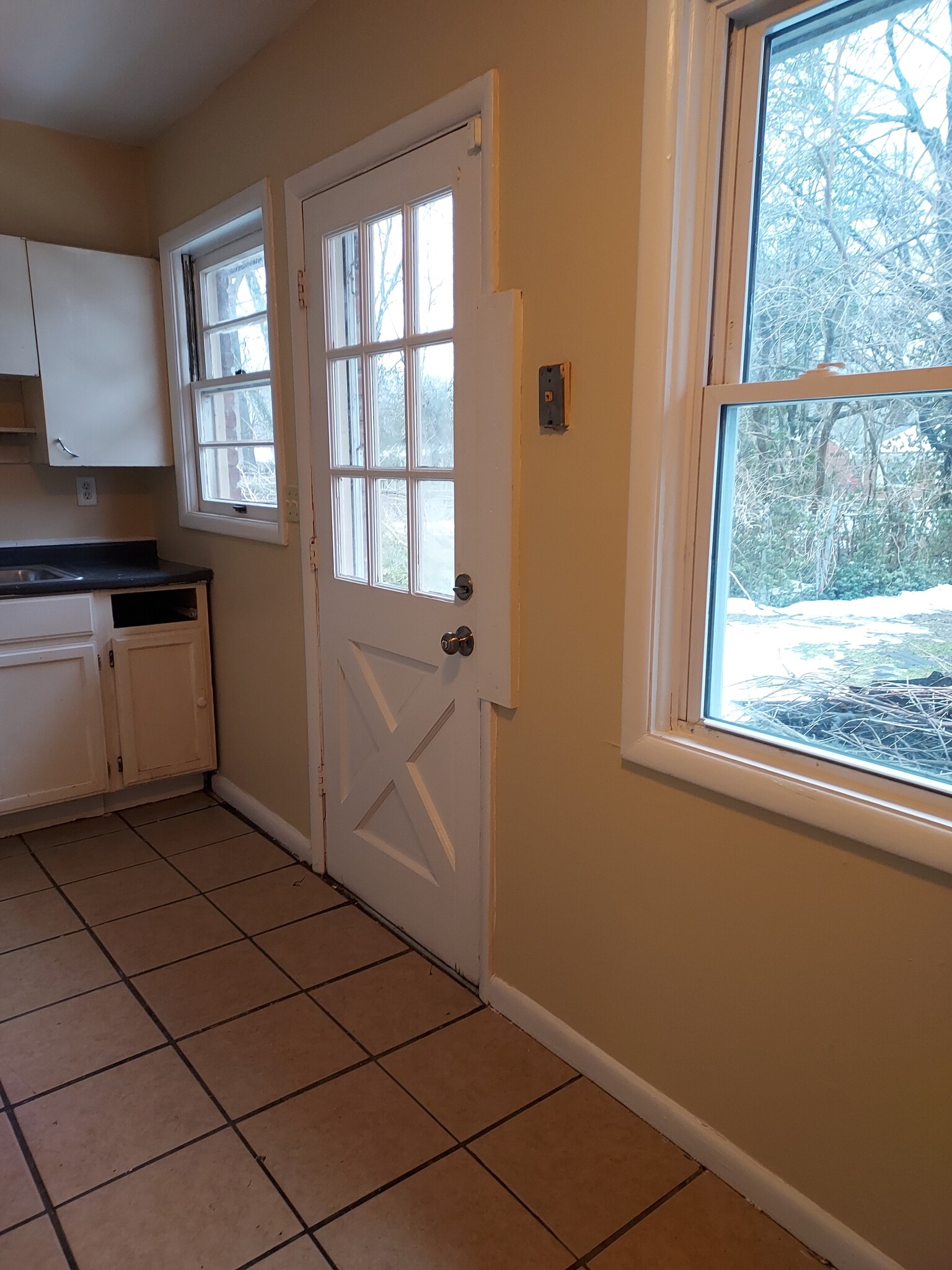 kitchen at back door - 5500 Ripple Ln