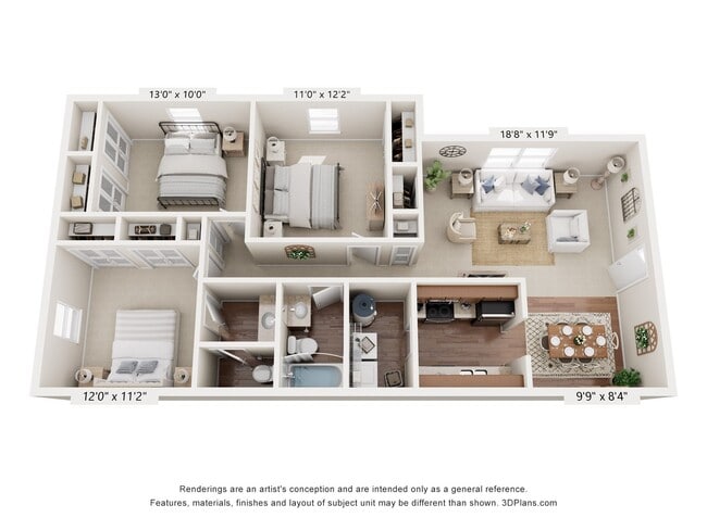 Floorplan - Sawbranch Apartments