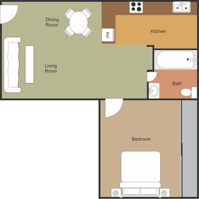 Floorplan - The Sherry Apartments