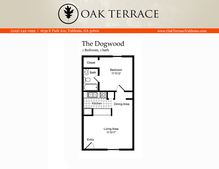 Dogwood 1 BDR - Oak Terrace