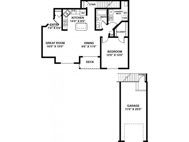 Floorplan - Raspberry Woods Townhomes