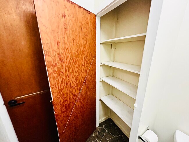 Bathroom linen closet - 715 Koogler St