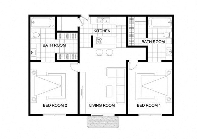 Floorplan - The Lodge Apartments
