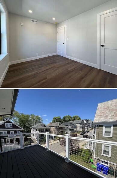 Outdoor wraparound deck - 35 Hunnewell Ave