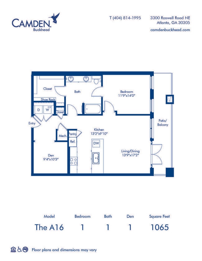 Floorplan - Camden Buckhead