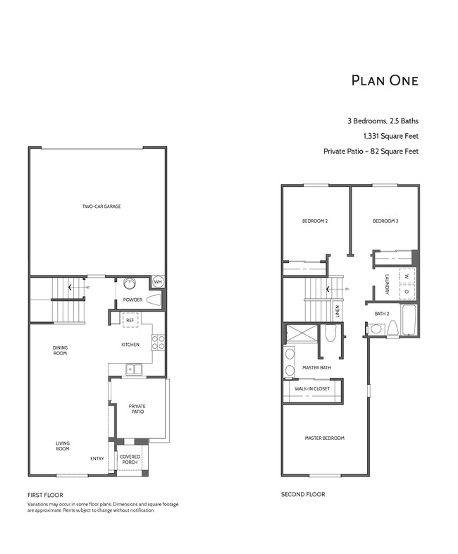 Floorplan - Townhomes at Lost Canyon