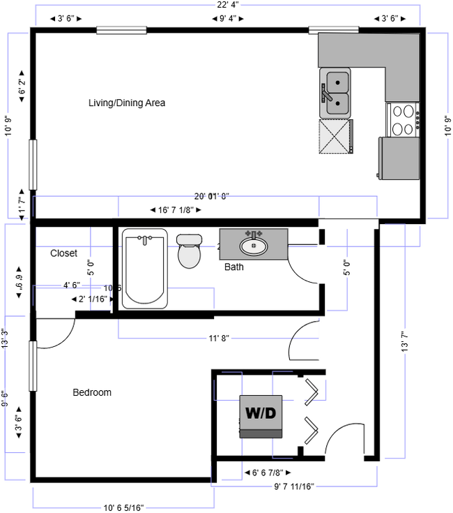 Floorplan - Water Street Townhomes