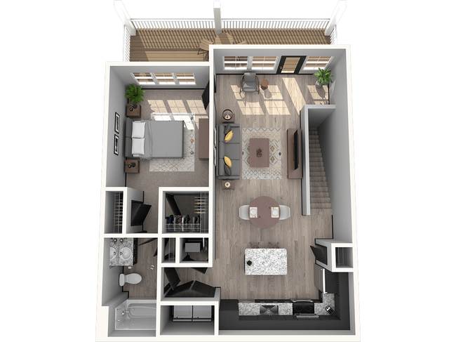 Floorplan - The Towne at Northgate