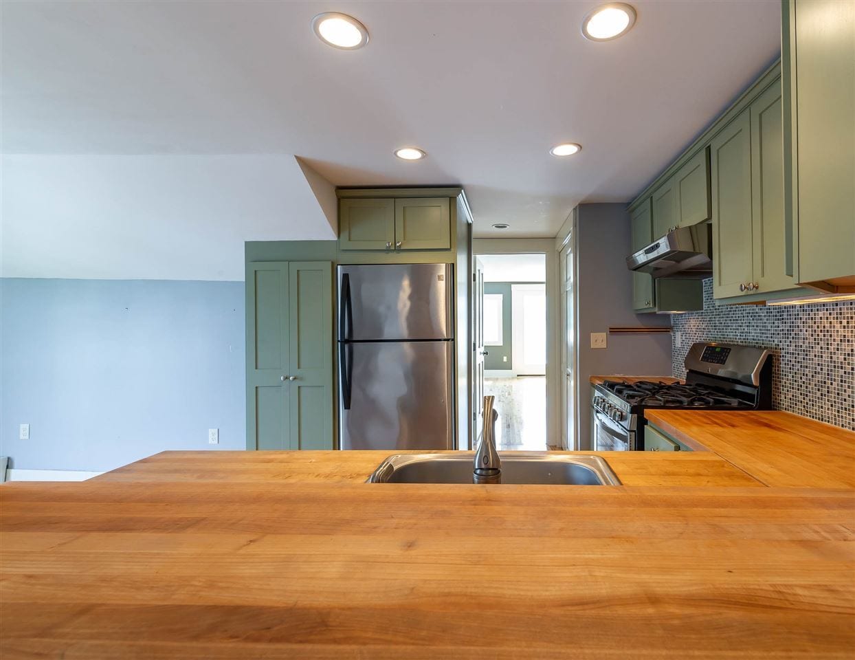 Kitchen View Into the Master Bedroom - 77 -79 Centre St