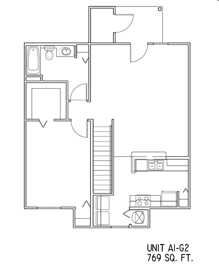 1BR/1BA - The Oaks at Stone Fountain