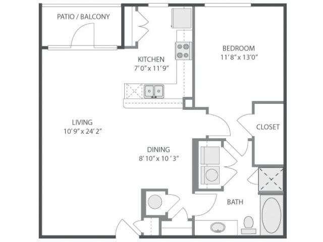 Floorplan - AMLI Quadrangle