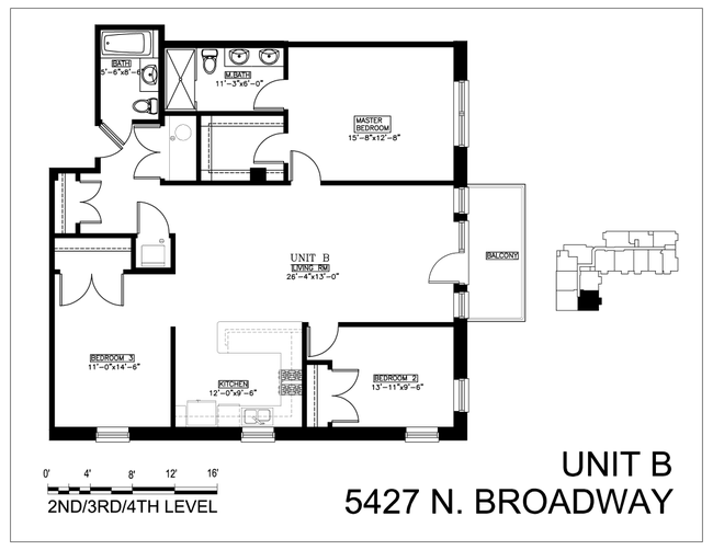 Floorplan - 5427 N Broadway