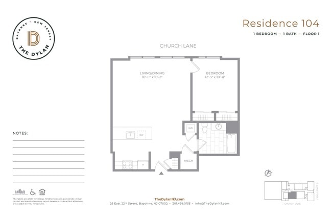 Floorplan - The Dylan