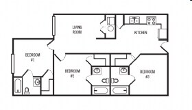 3BR/3BA - Guilford College East