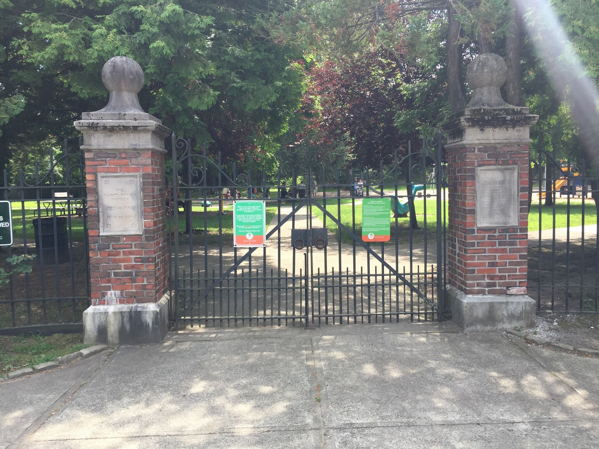 View of park across the street - 142 Humboldt Ave