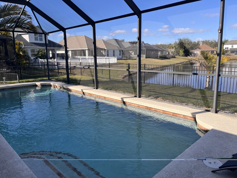 Pool in lanai - 12426 23rd St E