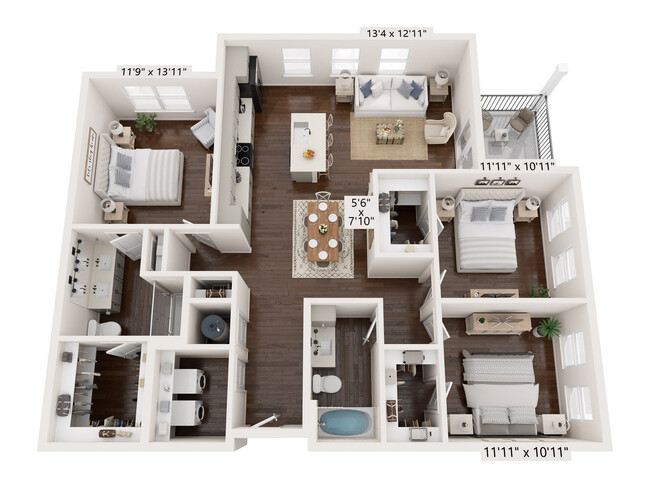 Floorplan - Oak House