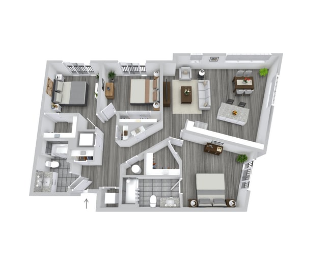 Floorplan - The Residences at Forest Glen