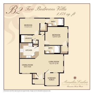 Floorplan - Amelia Lakes Luxury Condominiums