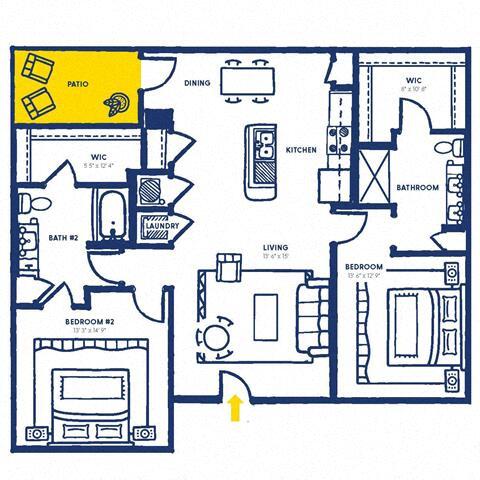 Floorplan - The Burnham Nashville