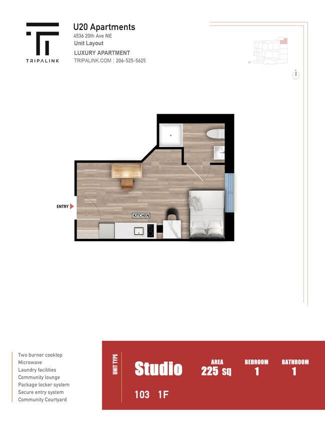 Floorplan - U20 Apartments