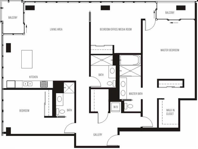 Floorplan - 550 N Saint Clair St
