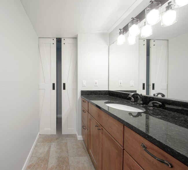 Primary Bath w/Barn Doors - 4629 W Lake Sammamish Pky SE