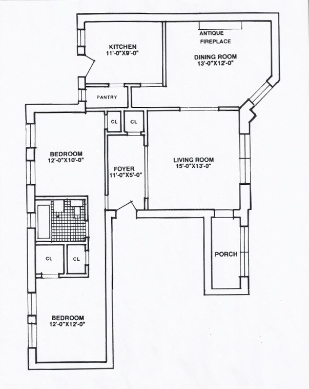 Floorplan - 1125 Davis St./ 1603-11 Ridge Ave.