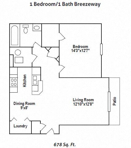 Floorplan - Brookfield Village Apartments