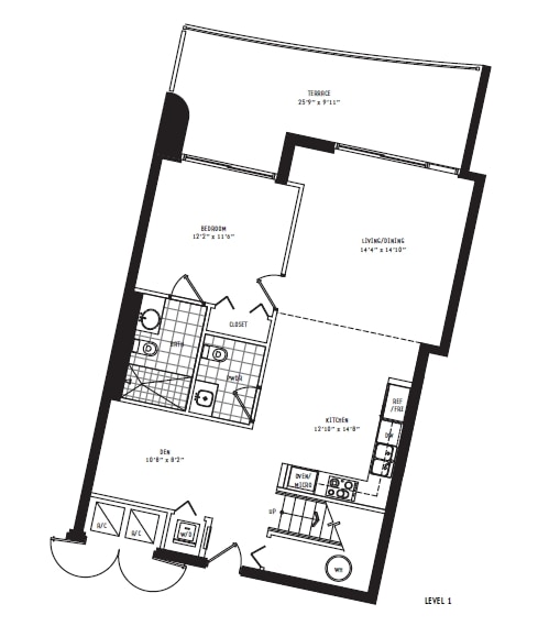2BR/2.5BA - 900 Biscayne