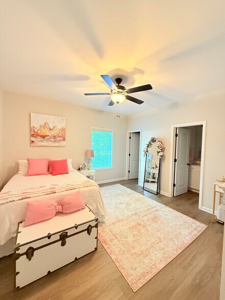 Shown with furniture—same layout, showcasing how cozy and functional the space is. - 205 Cherry Way