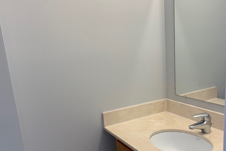 Powder room - 2327 S Sawyer Ave