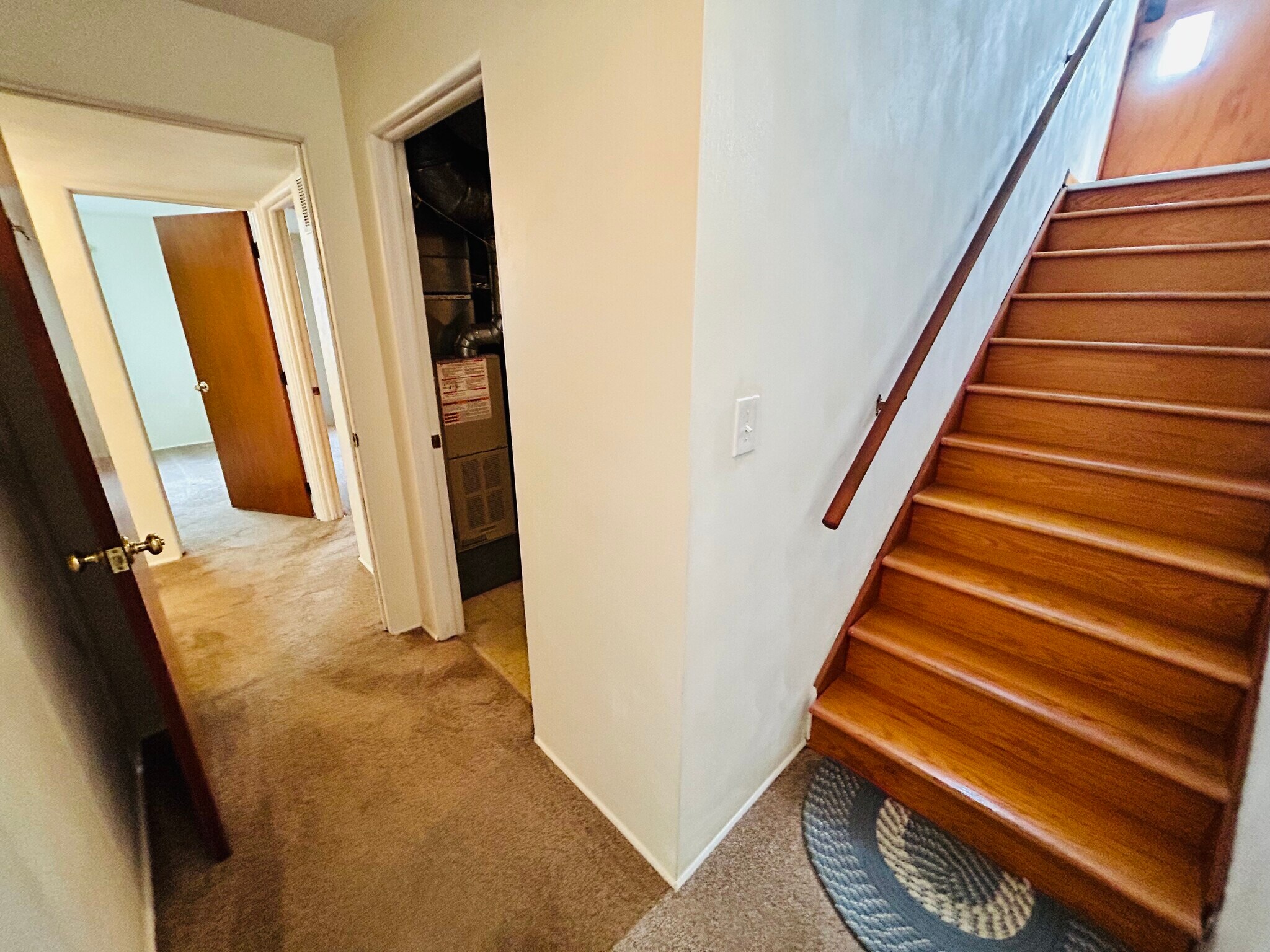Hallway to utility room and back door - 3131 Hassler St