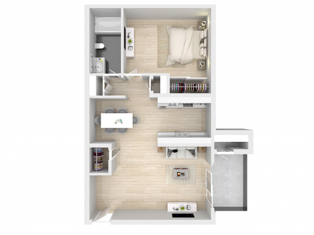 1 bedroom 1 bath - BNO-Bossa Nova