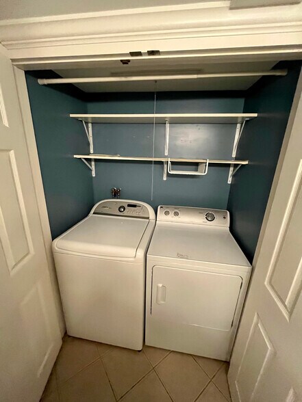 Washer-Dryer unit closet - 77 Windward Ln