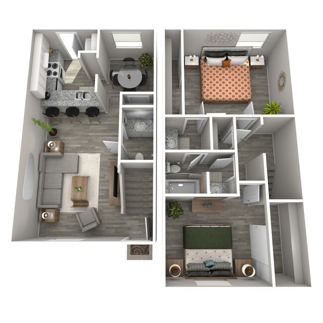 Floorplan - Woodside Villas Apartments