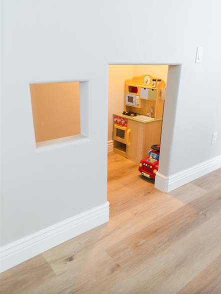 Under-the-stairs play nook. - 14487 S Cuchara Way