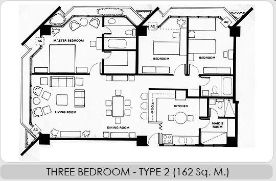 3BR/3BA - Echelon Towers