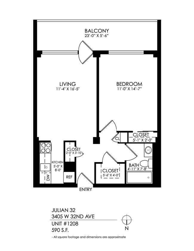 Floorplan - Julian32 at Highlands Square