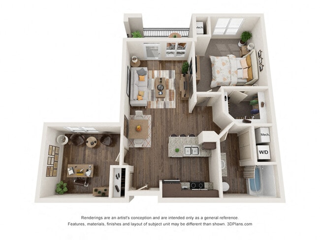 Floorplan - Royster Commons Apartment Homes