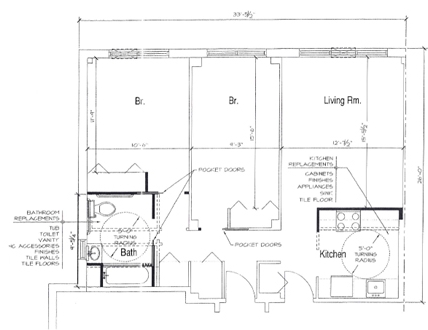 2BR/1BA - Clarendon Hill Towers