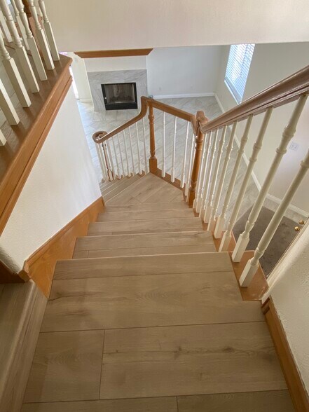 Newly redone stairs - 915 W Arrow Hwy