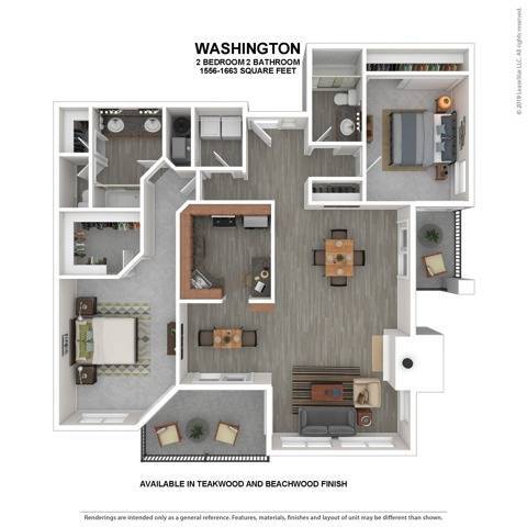 Floorplan - The Carillon Apartments