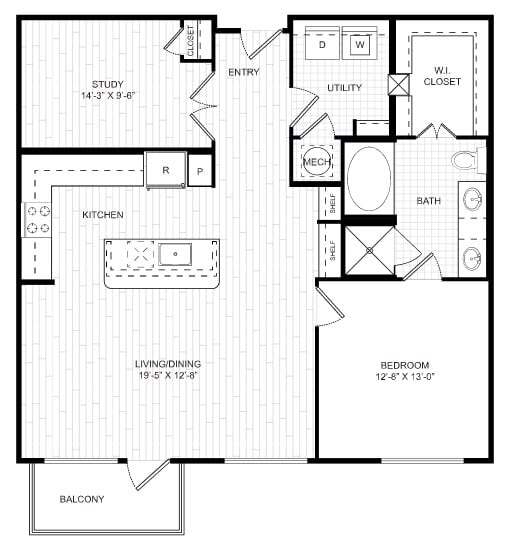 Floorplan - The Riley