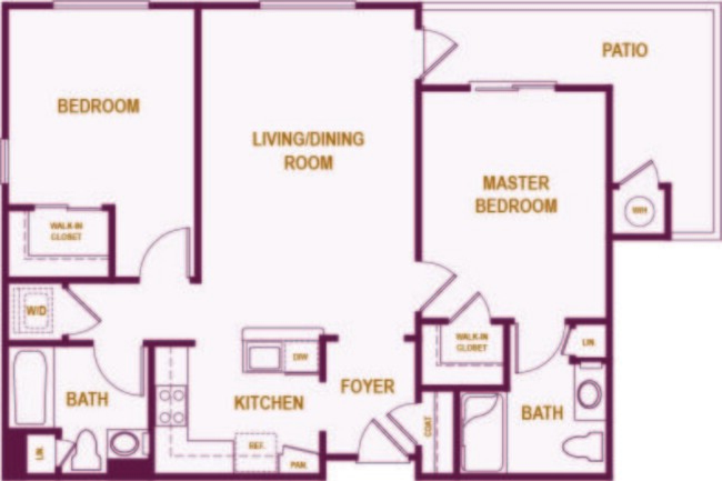 Floorplan - Oak View of Sonoma Hills Apartments