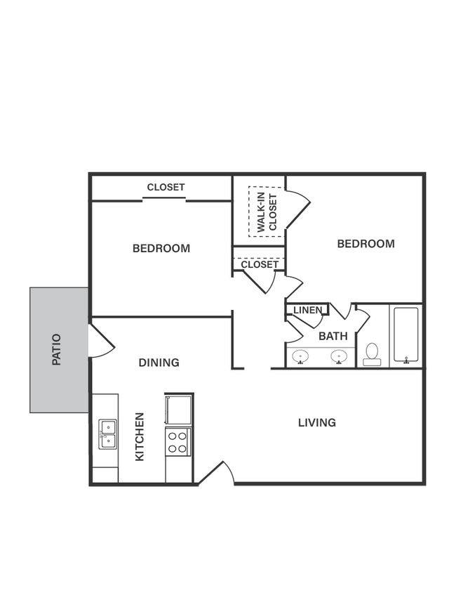 Floorplan - Flats at Brentwood